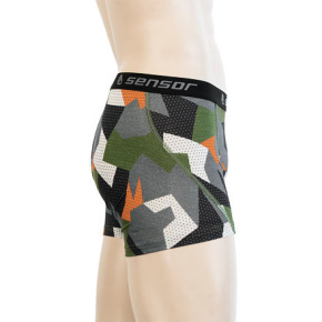 SENSOR MERINO IMPRESS pánské trenky safari/camo Velikost: