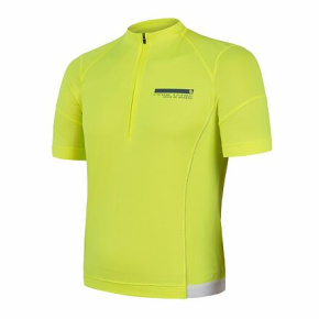 SENSOR CYKLO COOLMAX ENTRY pánský dres kr.rukáv neon yellow velikost