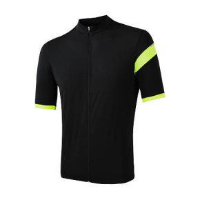 SENSOR CYKLO COOLMAX CLASSIC pánský dres kr.rukáv celozip true black velikost