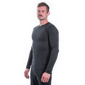 SENSOR MERINO BOLD pánské triko dl.rukáv anthracite gray velikost