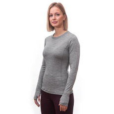 SENSOR MERINO BOLD dámské triko dl.rukáv cool gray velikost