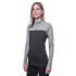 SENSOR MERINO BOLD dámské triko dl.rukáv zip anthracite/cool gray velikost