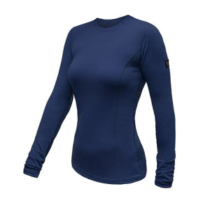 SENSOR MERINO ACTIVE dámské triko dl.rukáv deep blue velikost