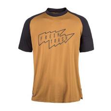 FT MEN'S HORIZON SHORT SLEEVE TEE GOLDEN/BLACK velikost