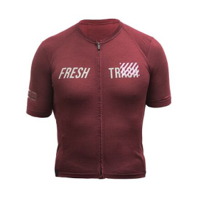 FT MEN'S LITE MERINO EVO JERSEY MERLOT RED velikost