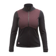 FT WOMEN'S CROSS POINT HYBRID JACKET TRUE BLACK/PORT RED velikost