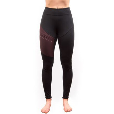 FT WOMEN'S CROSS POINT PANTS TRUE BLACK/PORT RED velikost