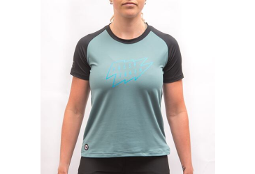 FT WOMEN'S HORIZON SHORT SLEEVE TEE MINT/BLACK velikost XL