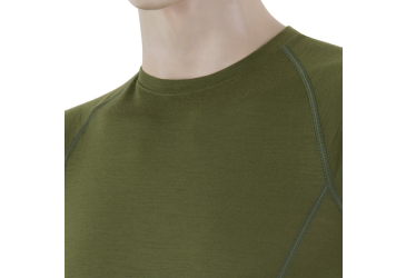 SENSOR MERINO ACTIVE pánské triko kr.rukáv safari green velikost