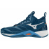 MIZUNO WAVE MOMENTUM 2 MID / Dark Denim / White  / Scarlet Ibis  /