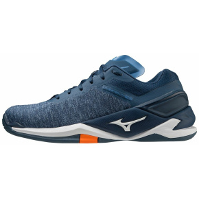 MIZUNO WAVE STEALTH NEO / Dark Denim / White  / Blue Jasper  /