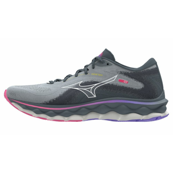 MIZUNO WAVE SKY 7 / PBlue/White/H-VPink /