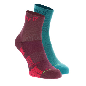 INOV8 TRAILFLY SOCK MID teal/purple