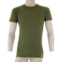 SENSOR MERINO ACTIVE pánské triko kr.rukáv safari green velikost