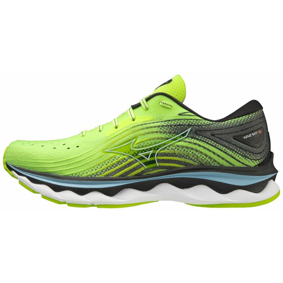 MIZUNO WAVE SKY 6 / Neo Lime / Skywriting / Black /