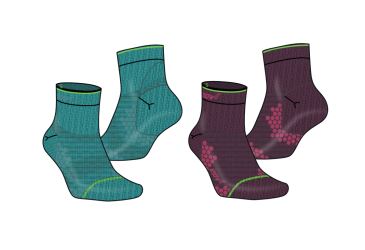 INOV8 TRAILFLY SOCK MID teal/purple