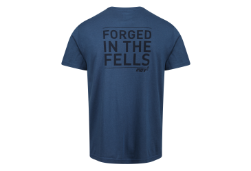 INOV8 GRAPHIC TEE "FORGED" M navy