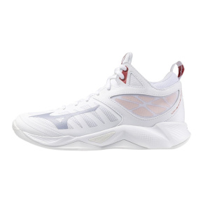 MIZUNO WAVE DIMENSION MID / White/Aleutian/Cloud Pink /