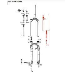 11.4018.010.231 - ROCKSHOX SPRING INT LEFT SA JUDYS 30S TP.8 80-120