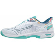 MIZUNO WAVE EXCEED TOUR 5 AC / White/Turquoise/Moroccan Blue /