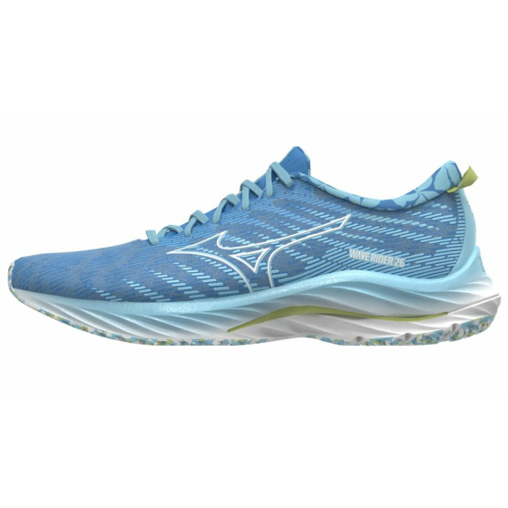 MIZUNO WAVE RIDER 26/Atomiz/Whte/DaiqGreen