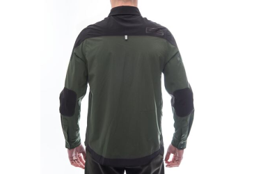 FT MEN'S RIDER LONG SLEEVE SHIRT OLIVE GREEN/BLACK velikost L