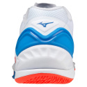 MIZUNO WAVE STEALTH NEO / WHITE / IGNITION RED / FRENCH BLUE /