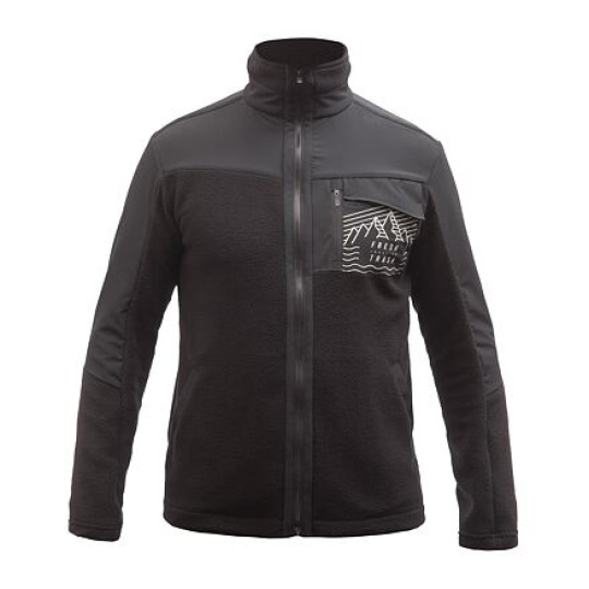 FT MEN'S FLEECE JACKET BLACK velikost