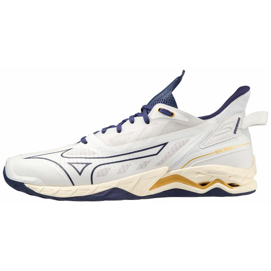 MIZUNO WAVE MIRAGE 5 / White/BRibbon/MP Gold /