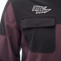 FT MEN'S RIDER LONG SLEEVE SHIRT WINE RED/BLACK velikost XL