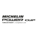 MICHELIN PLÁŠŤ POWER CUP BLACK 700x25 COMPETITION LINE KEVLAR GUM-X TS TLR (176421)