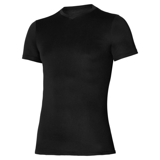 MIZUNO BT Under V Neck Tee / Black /