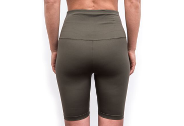 SENSOR INFINITY ECO dámské legíny biker shorts olive green velikost M