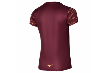 MIZUNO Graphic Tee/Cabernet