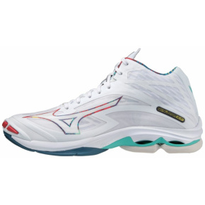 MIZUNO WAVE LIGHTNING Z7 MID / White/High Visibility/Moroccan Blue /