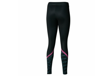 MIZUNO Graphic Legging/Black/Maui Blue