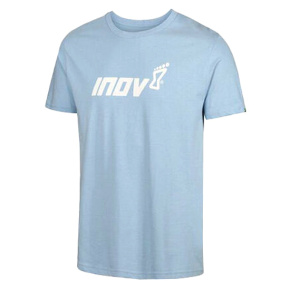 INOV8 COTTON TEE "INOV8" M light blue