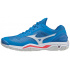 MIZUNO WAVE STEALTH V / FRENCH BLUE / WHITE / IGNITION RED /