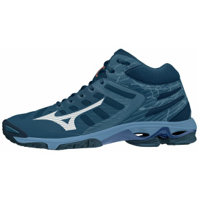 MIZUNO WAVE VOLTAGE MID / Dark Denim / White  / Blue Jasper  /