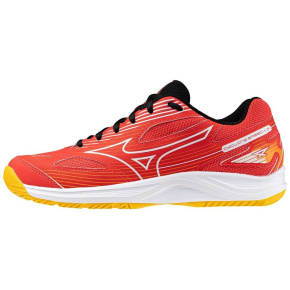 MIZUNO CYCLONE SPEED 4 Jr. / Radiant Red/White/Carrot Curl /