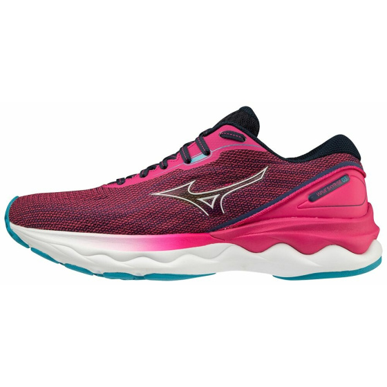 MIZUNO WAVE SKYRISE 3 / Pink Peacock/White/Algiers Blue /