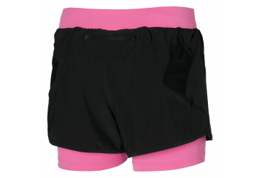 MIZUNO ER 2in1 Short / Black/Wild Orchid /