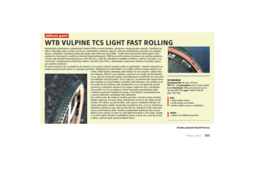 WTB plášť VULPINE 700x36 TCS Light Fast Rolling černá/hnědá