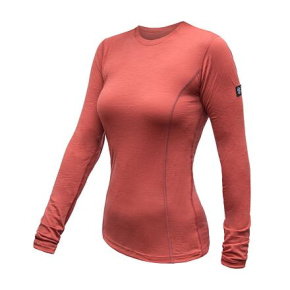 SENSOR MERINO ACTIVE dámské triko dl.rukáv terracotta velikost XL