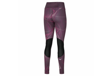 MIZUNO Printed Tights / Grape Wine /