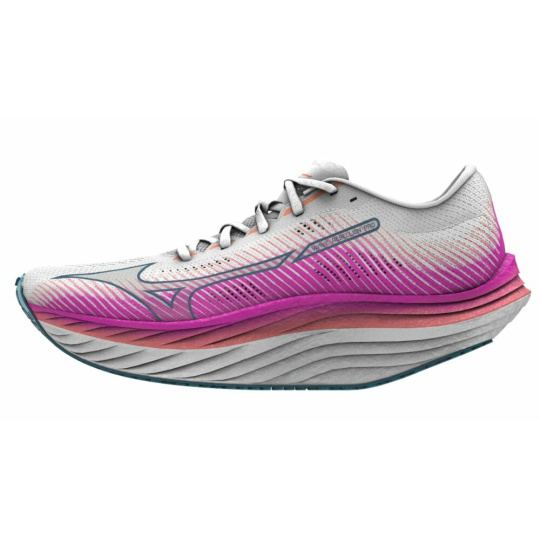 MIZUNO WAVE REBELLION PRO/White/Silver/807 C