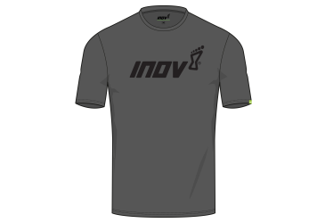 INOV8 COTTON TEE "INOV8" M dark grey