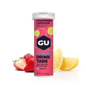 GU Hydration Drink Tabs 54 g Strawberry Hibiscus 1 tuba (balení 8ks) EXP 02/25+07/25