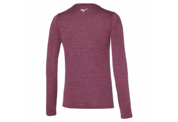 MIZUNO Impulse Core LS Tee / Grape Wine /