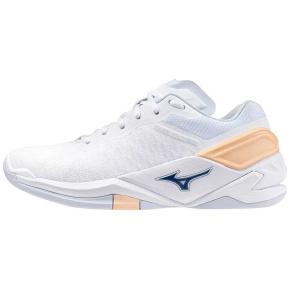 MIZUNO WAVE STEALTH NEO / White/Navy Peony/Peach Parfait /